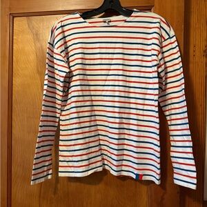 KULE Red and Blue Striped Tee